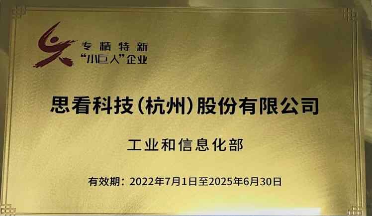 国家专精特新“小巨人”企业