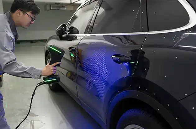 Inspeção de folga e descarga automotiva