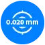 Accuracy 0.020 mm Accuracy 0.020 mm