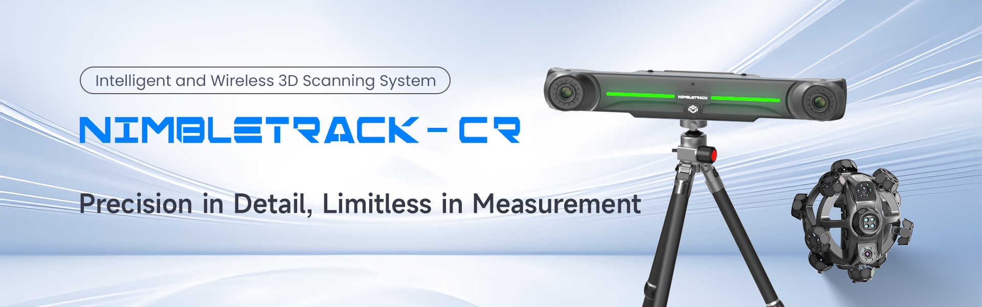 Scantech presenta Nimbletrack - CR: El sistema de escaneo 3D inalámbrico inteligente e inalámbrico para la captura de detalles finales