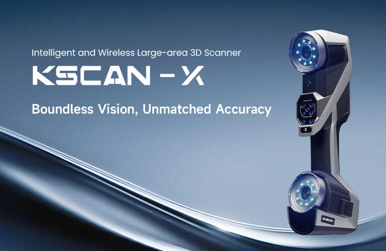 Scantech revela Kscan - X: O scanner 3D de área grande e inteligente e sem fio -