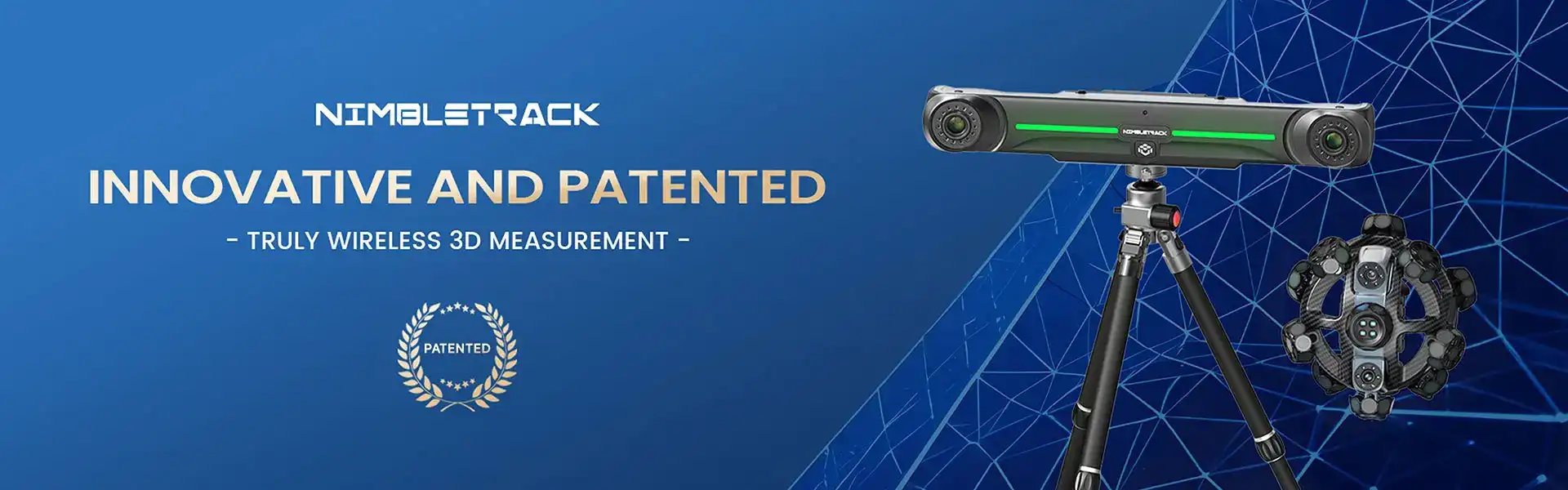 NimbleTrack: a solução de medição 3D inovadora, patenteada e verdadeiramente sem fio