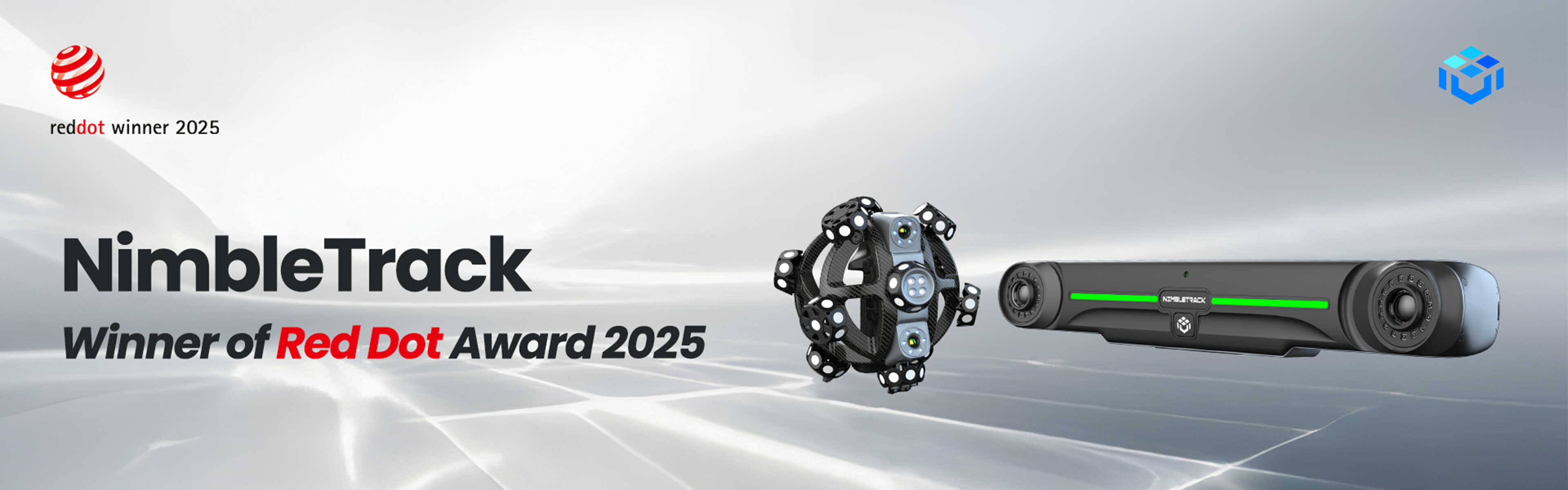 Le scanner 3D Nimbetrack de Scantech remporte Red Dot Award: Product Design 2025