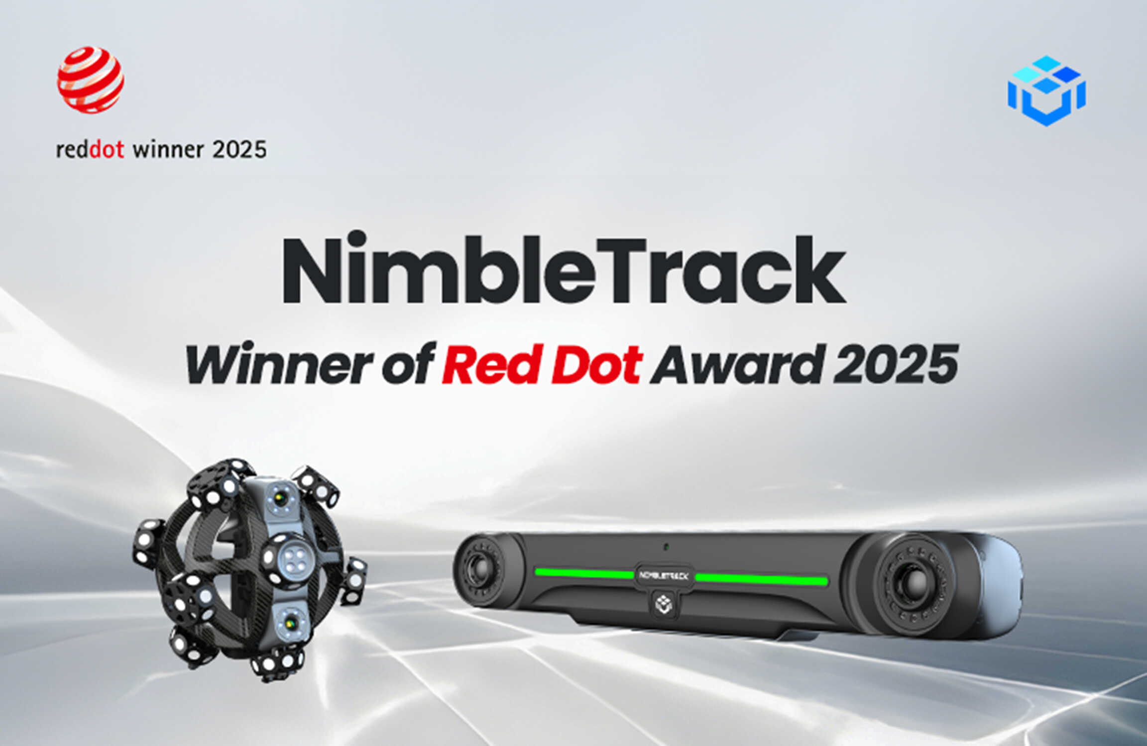 SCANTECH's NimbleTrack 3D Scanner Wins Red Dot Award: Product Design 2025
