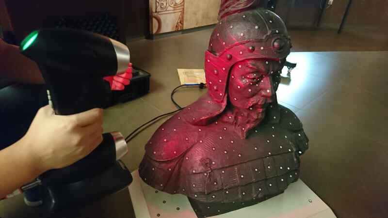 3D scanning process
