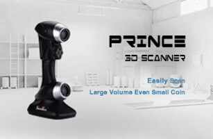 Prince Dual Laser 3D Scanner, Redefine a medição 3D industrial