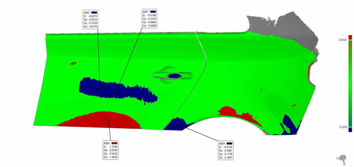3D Scanner Color map