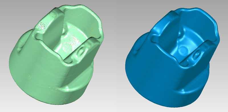 Point cloud and 3D stl data