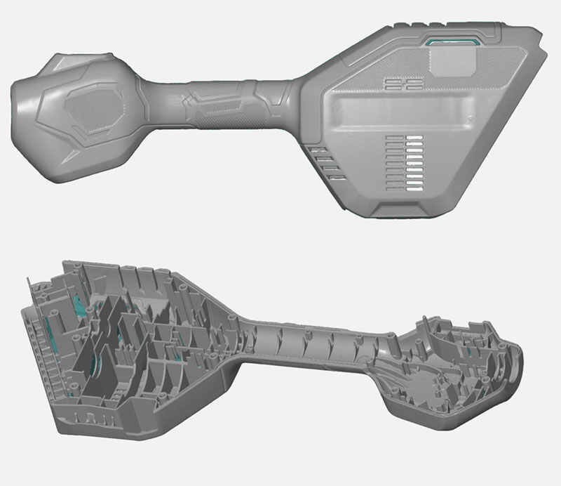 point clouds of a plastic shell point clouds of a plastic shell