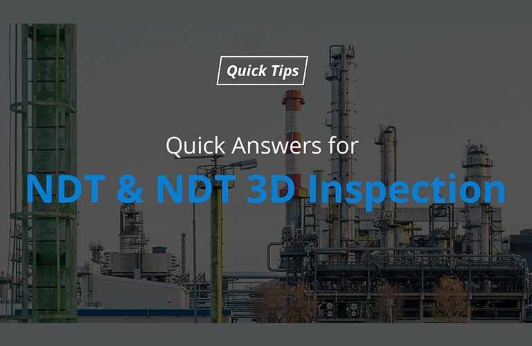 Réponses rapides pour l'inspection NDT et NDT 3D