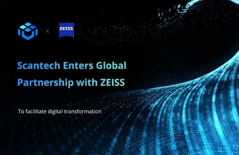 A Scantech entra em parceria global com Zeiss para capacitar a digitalização em 3D