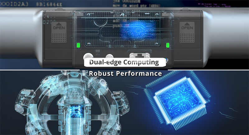 Dual Edge Computing and Robust Performance