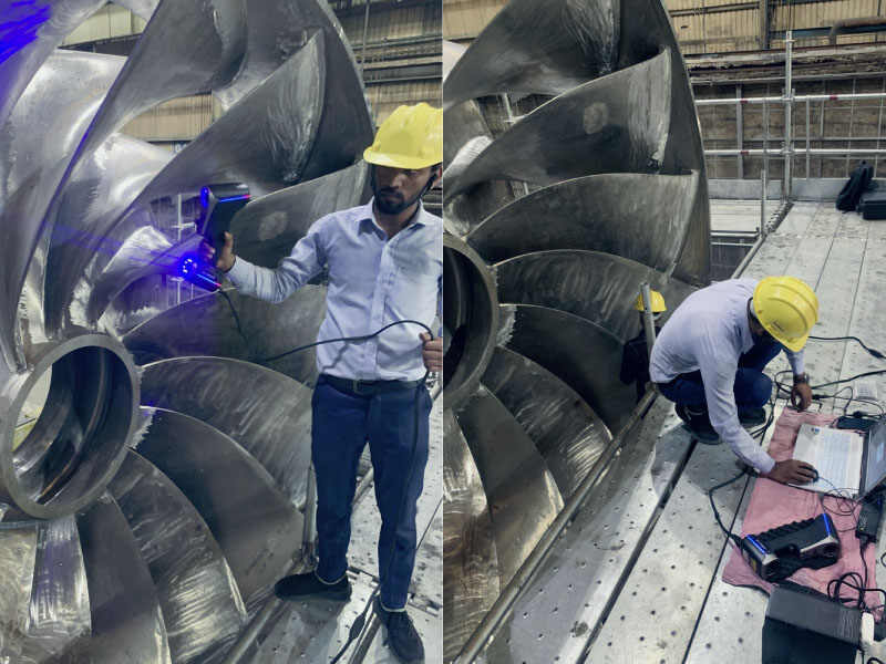 Challenges of Measuring a Hydroturbine Runner