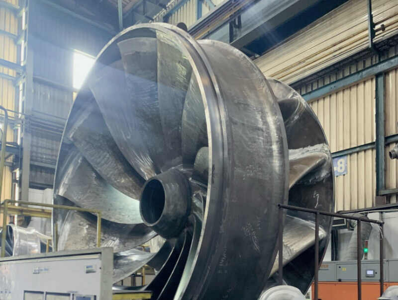 Hydro turbine Runner with Scantech's 3D Scanning Solution