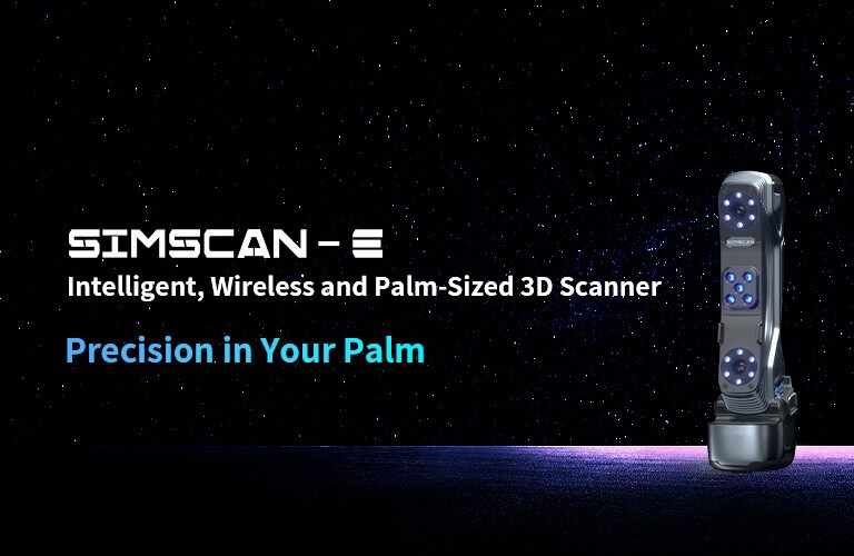 Scanner 3D inteligente, sem fio e palmeira -