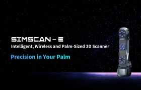 SIMSCAN - Eインテリジェント、ワイヤレス、パーム-サイズの3Dスキャナー